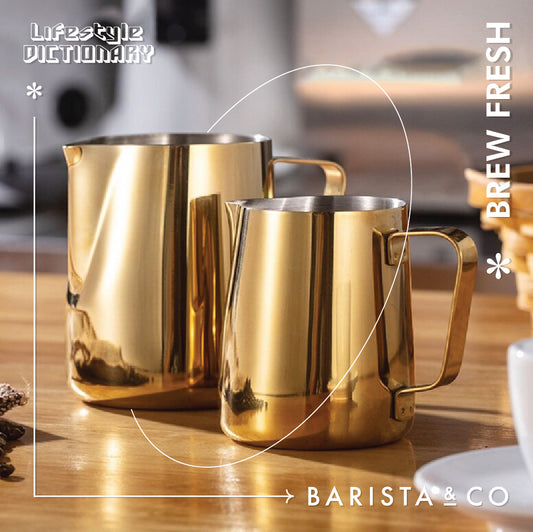 Barista Pro Milk Pitcher X Dhan Tamang - Gold