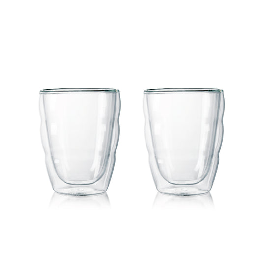 PILATUS - 2 pcs glass, double wall, medium, 0.25 l, 8 oz