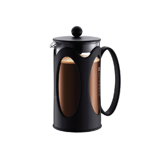 KENYA - French Press Coffee maker, 8 cup, 1.0 l, 34 oz (Black)