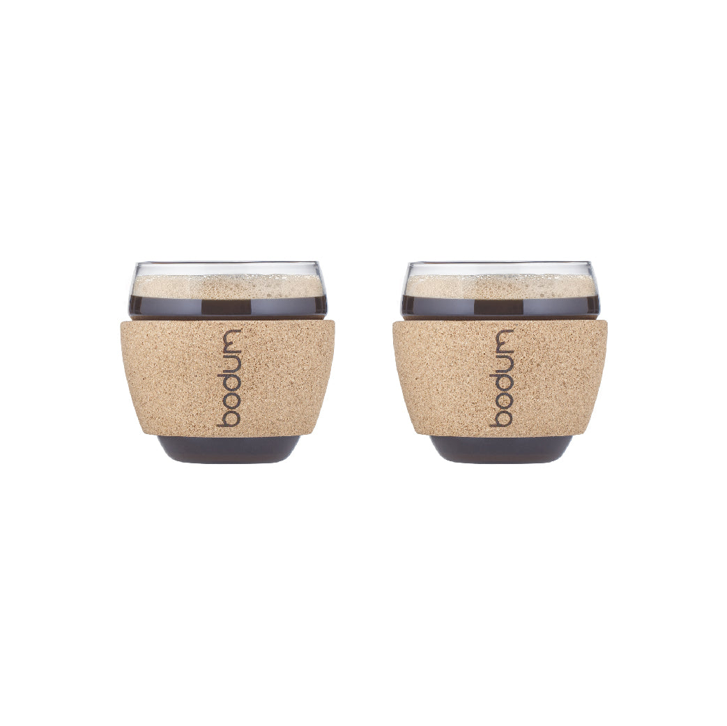 PAVINA® - 2 pcs glass Cork Sleeve, 0.35 l, 12 oz