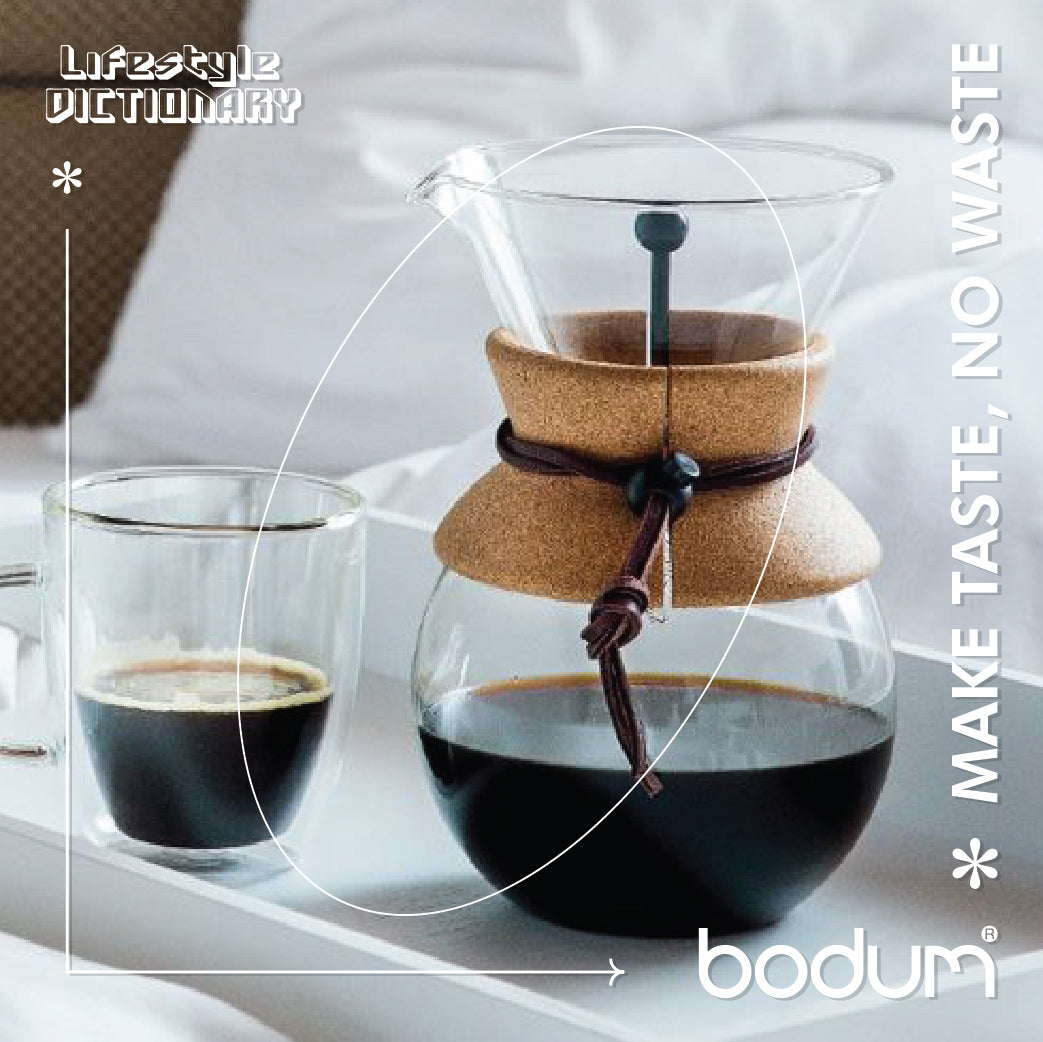 POUR OVER - Coffee maker with permanent filter, 0.5 l, 17 oz (Cork)