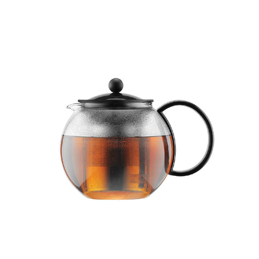 ASSAM - Tea press with s/s filter, 1.0 l, 34 oz (Black)
