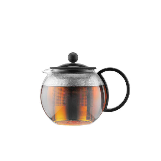 ASSAM - Tea press with s/s filter, 0.5 l, 17 oz (Black)