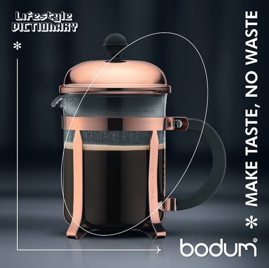 CHAMBORD® - French Press Coffee maker, 4 cup, 0.5 l, 17 oz (Copper)