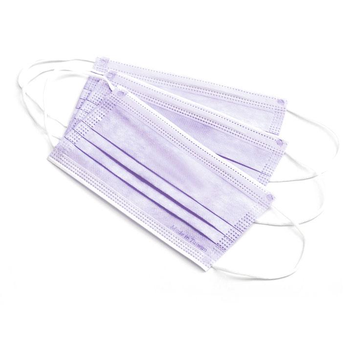 台灣康匠【友你】素色平面口罩 - 成人款 - 紫