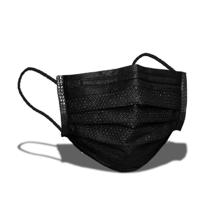 【天天平面醫用口罩】自然V 隕石黑 (適合較小臉型) 每盒20入