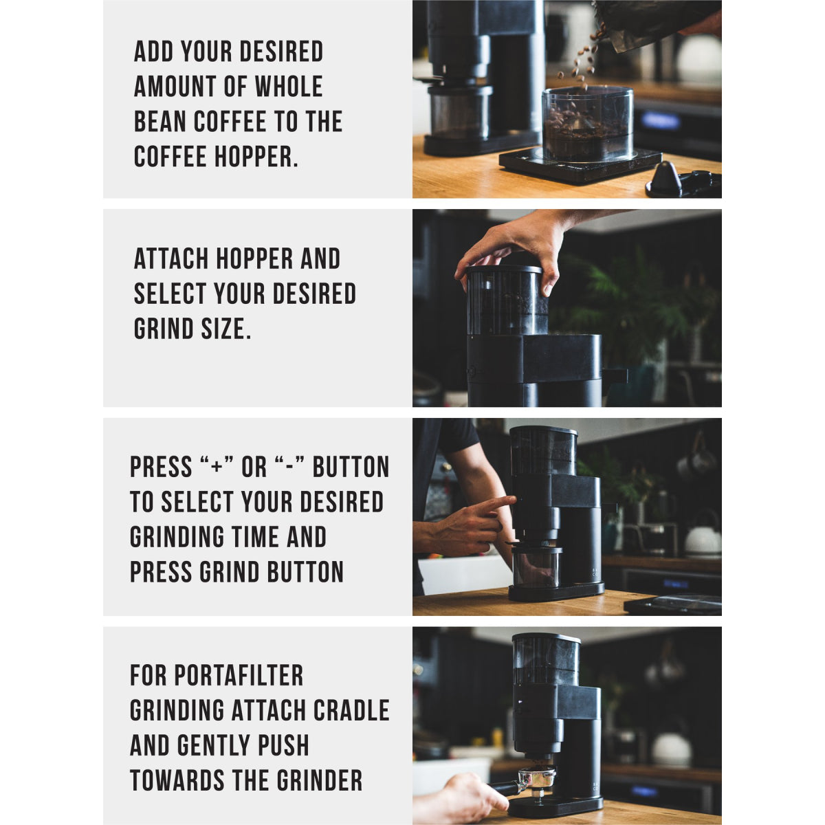 Core All Grind Electric Coffee Grinder - Black