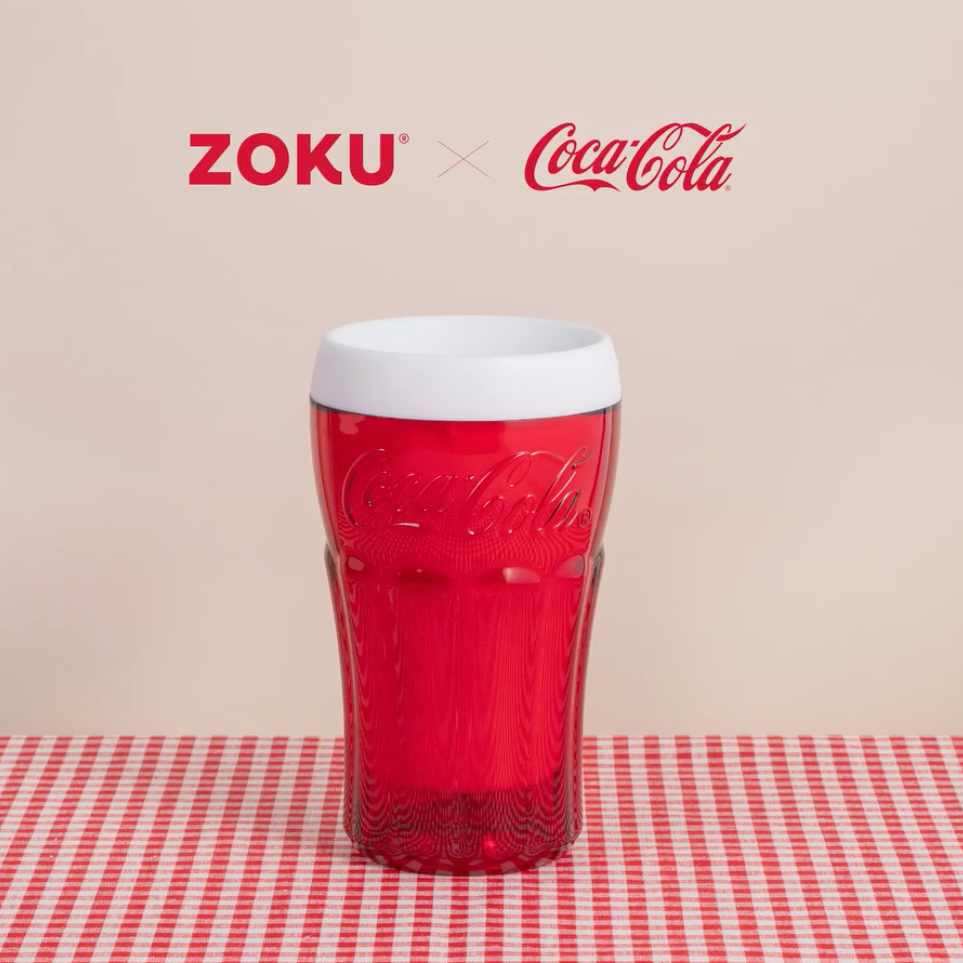 ZOKU Coca-Cola Float & Slushy Maker, taza retro para hacer y servir con ZOKU Coca-Cola Float & Slushy Maker, taza retro para hacer y servir con