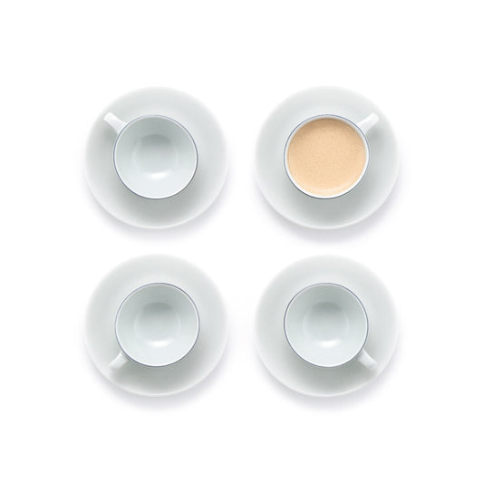 BLÅ - 4 pcs. Espresso cup and saucer.