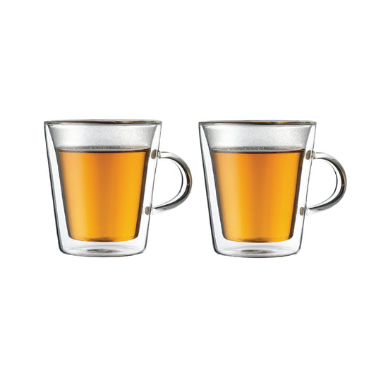 CANTEEN - 2 pcs cup with handle, double wall, medium, 0.2 l, 6 oz