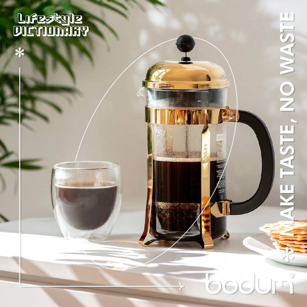 CHAMBORD® - French Press Coffee maker, 8 cup, 1.0 l, 34 oz (Copper)