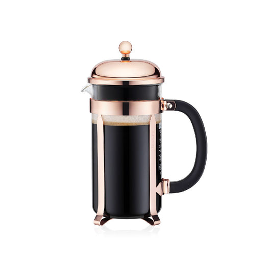 CHAMBORD® - French Press Coffee maker, 8 cup, 1.0 l, 34 oz (Copper)