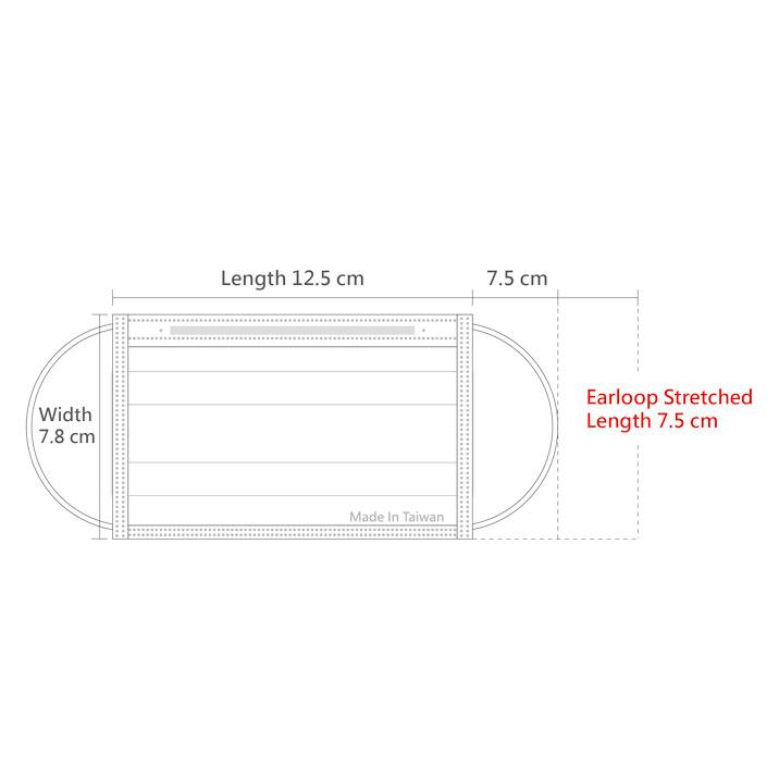 台灣康匠【友你】素色平面口罩 - 成人款 - 白