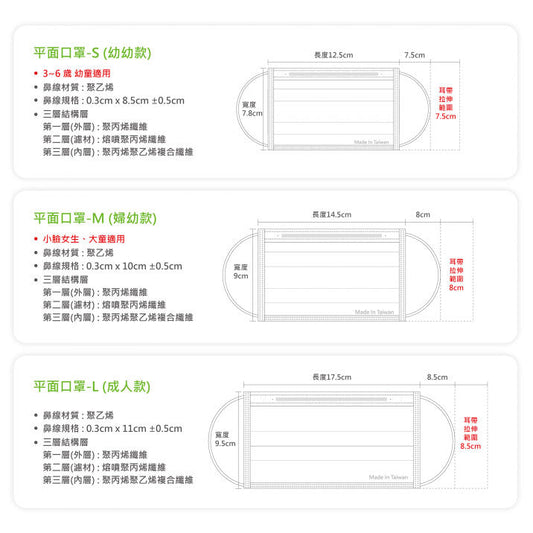 台灣康匠【友你】素色平面口罩 - 成人款 - 粉紅