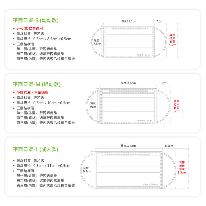 台灣康匠【友你】素色平面口罩 - 成人款 - 紫