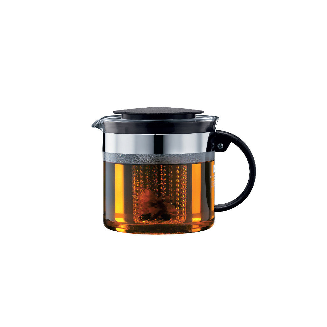 Bodum Assam Tea Press with S/S Filter, 1.0 L, 34 oz Black