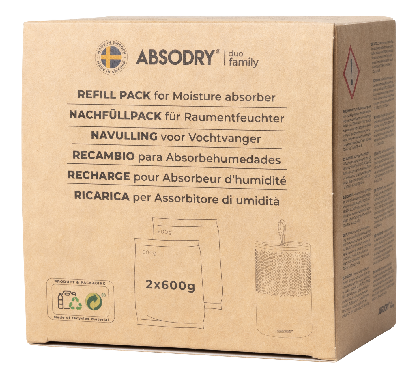 北歐熱賣 | Absodry Duo 家居吸濕劑 瑞典製造