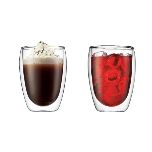 PAVINA® - 2 pcs glass, double wall, medium, 0.35 l, 12 oz